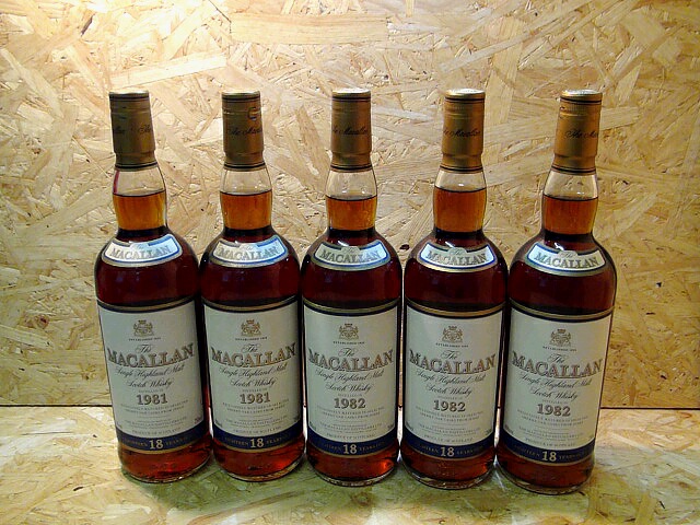 ザ・マッカラン18年 シェリーウッド 1981年 1982年 The Macallan